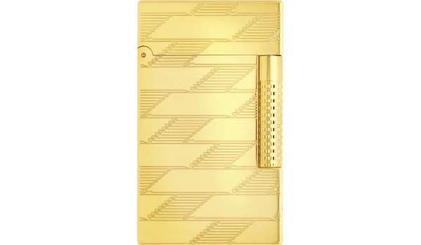 Upaljač S. T. Dupont Le Grand žuto zlato Guilloche Monogram C23178