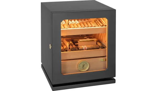 adorini Humidor Lumina Medium Deluxe crni