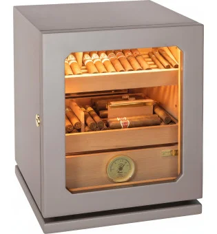Humidor adorini Lumina Medium Deluxe svjetlosivi