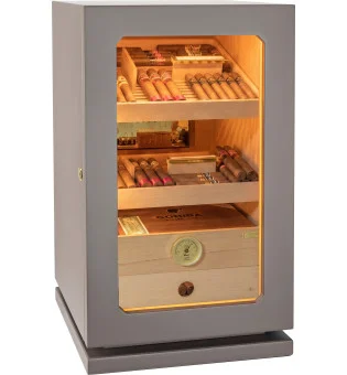 Humidor adorini Lumina Grande Deluxe svjetlosivi